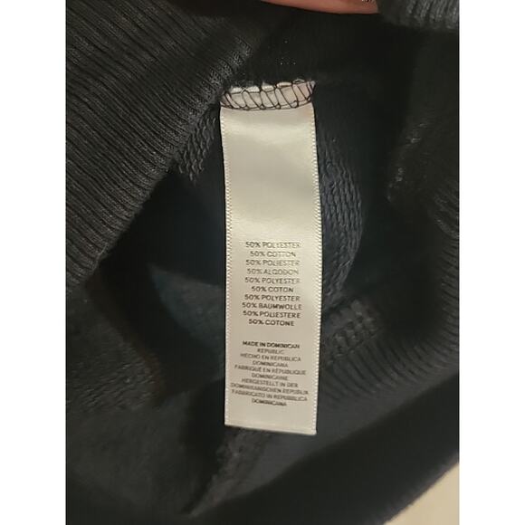 A State Of Mind Black Owned 19XX Womens Fleece Top Black Jersey Stripe Short - Picture 5 of 7